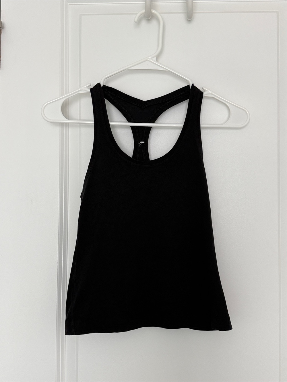 Lulu lemon black Align crop tank top size 2